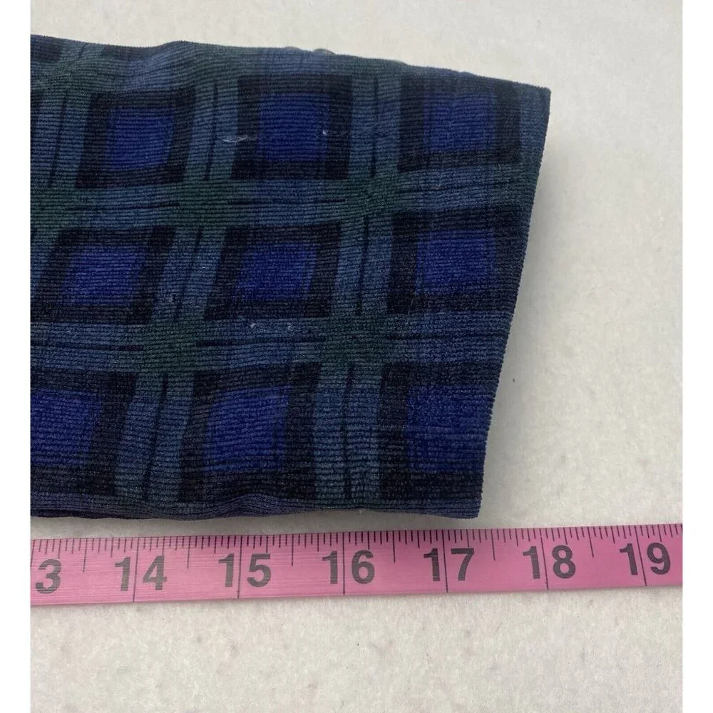 TAILORBYRD Men Sports Coat Sz L/42R Blue Unconstructed Shadowplaid Short Texture